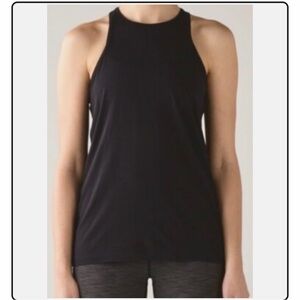 Lululemon Women's Black Trapeze Twist Tank, 4